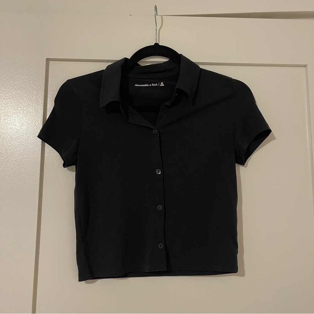 Abercrombie and Fitch collared button top